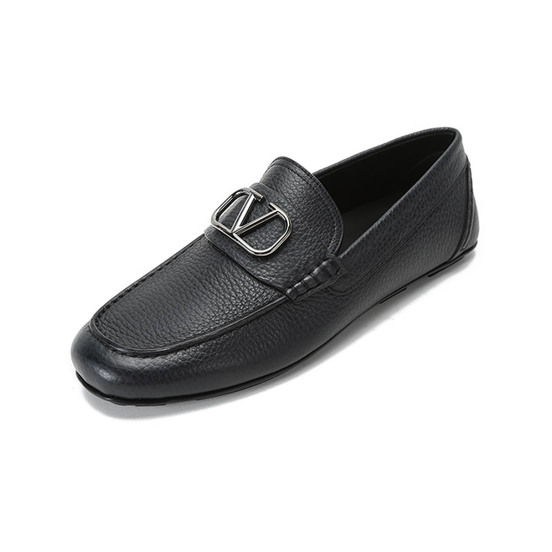 华伦天奴 valentino 男士皮革饰扣休闲皮鞋单鞋 vy2s0c32 yst 0no