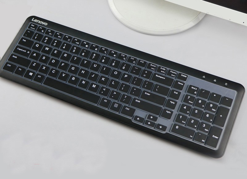 联想致美aio520c一体机aio逸台式电脑c502kb317w键盘保护膜238防尘套