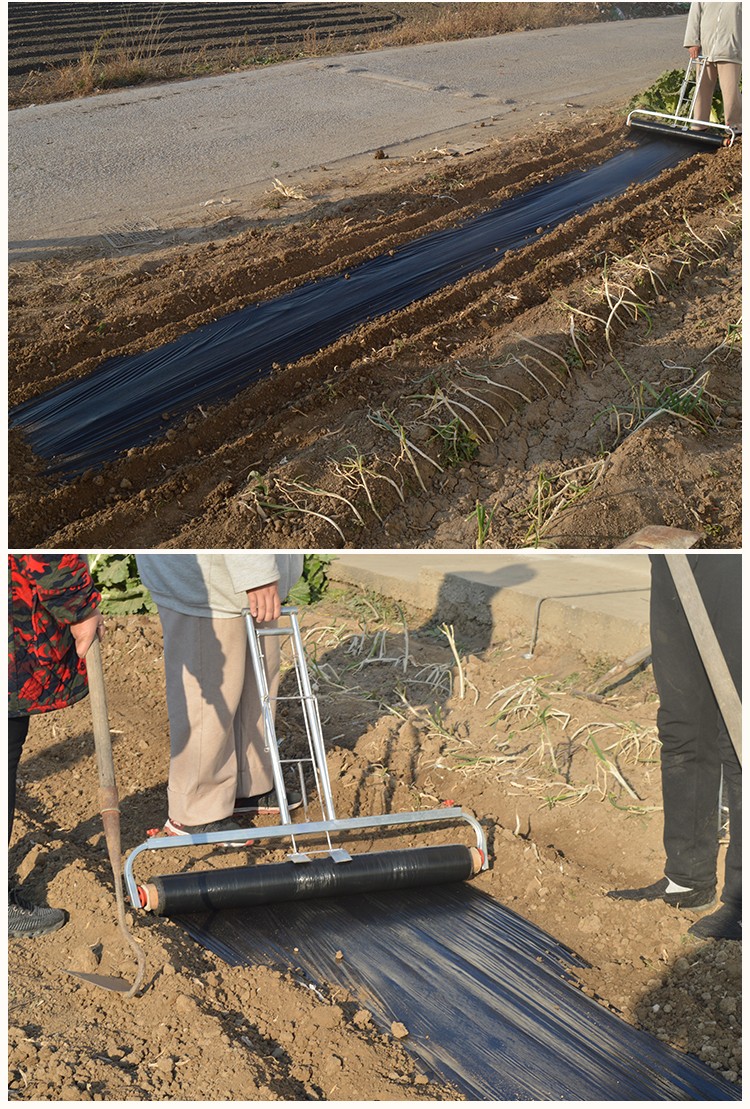 覆膜机地膜机地膜覆盖机手拉式多功能盖膜机农用工具盖薄膜机神器 1.