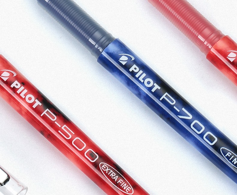 日本pilot百乐笔p500中性笔考试学生用笔限定文具刷题大容量黑色签字