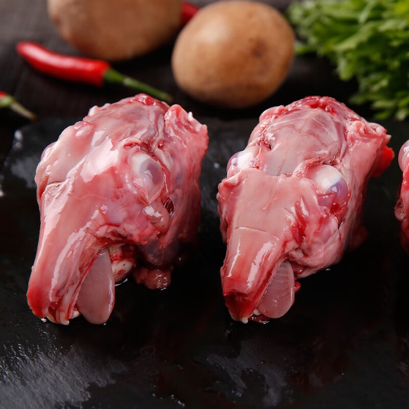 兔头 新鲜兔子头 生兔头 生鲜兔肉 兔脑壳 8斤【图片 价格 品牌 报价