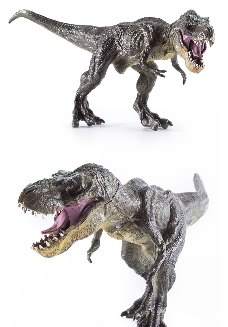 侏罗纪大号沧龙暴虐霸王龙迅猛龙仿真恐龙大猩猩实心巨齿鲨静态模型