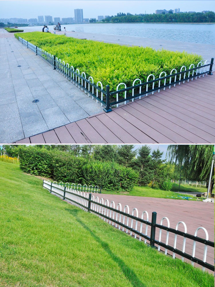锌钢草坪护栏市政绿化带栅栏铁艺花园围栏花坛隔离栏庭院栏杆户外其他