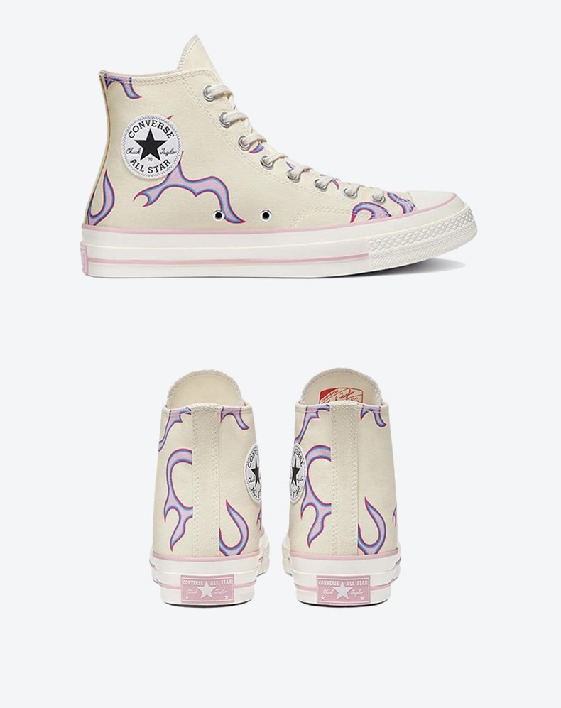 converse匡威xgolflefleur小花联名高帮休闲帆布板鞋172398c40