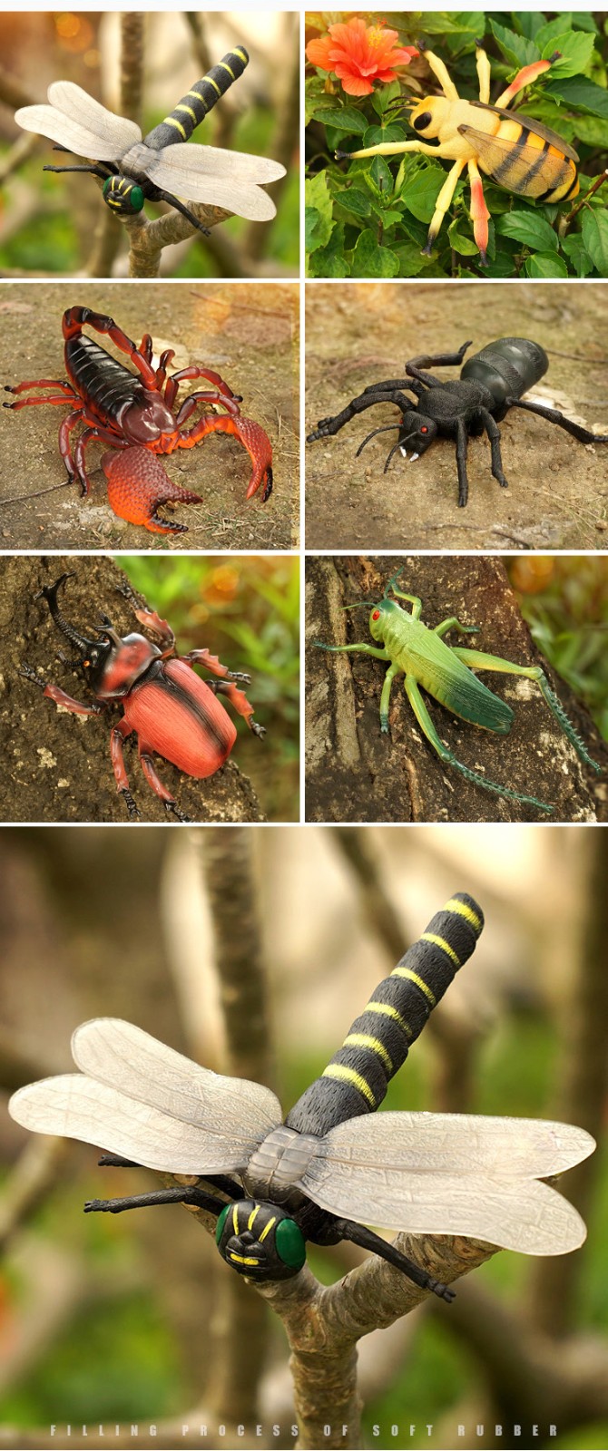 疯狂侏罗纪仿真昆虫动物儿童玩具大号模型儿童礼物教具软胶防水蜘蛛