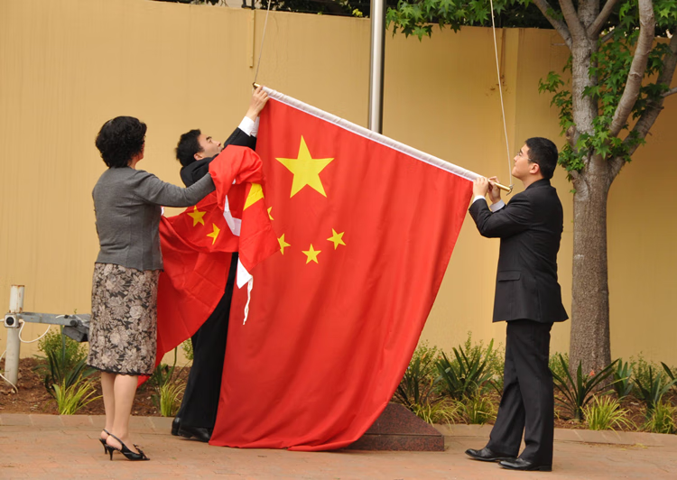 木子依琳 佛教旗寺庙寺院禅寺旗帜五色旗彩旗佛旗 佛字莲花旗 国旗