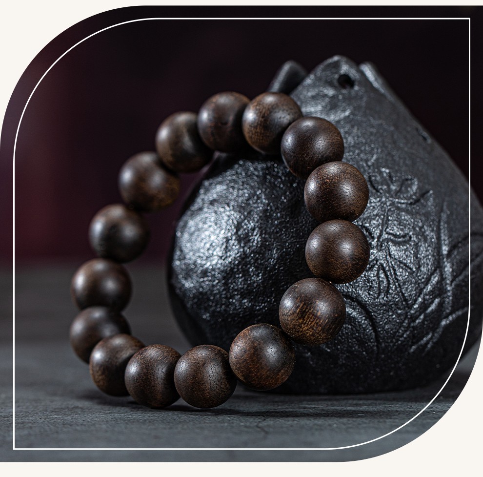 木醉白奇楠沉香文玩手串男佛珠念珠正区海南老料沉水级10级香韵典藏级