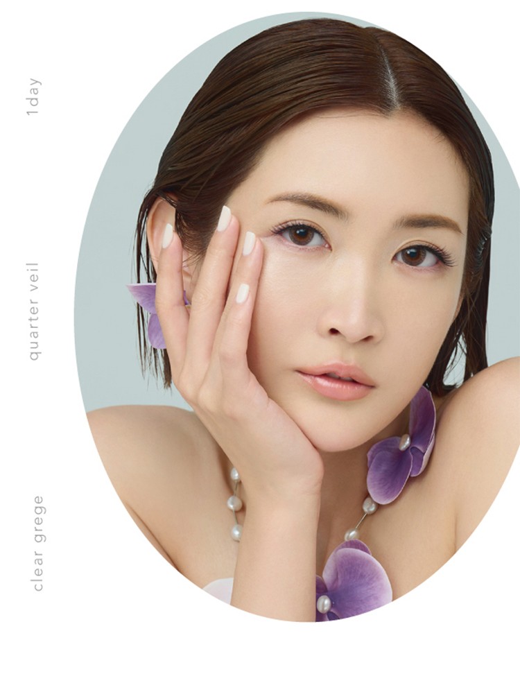 日本直邮 miche bloomin quarter纱荣子日抛美瞳彩色隐形眼镜10枚装