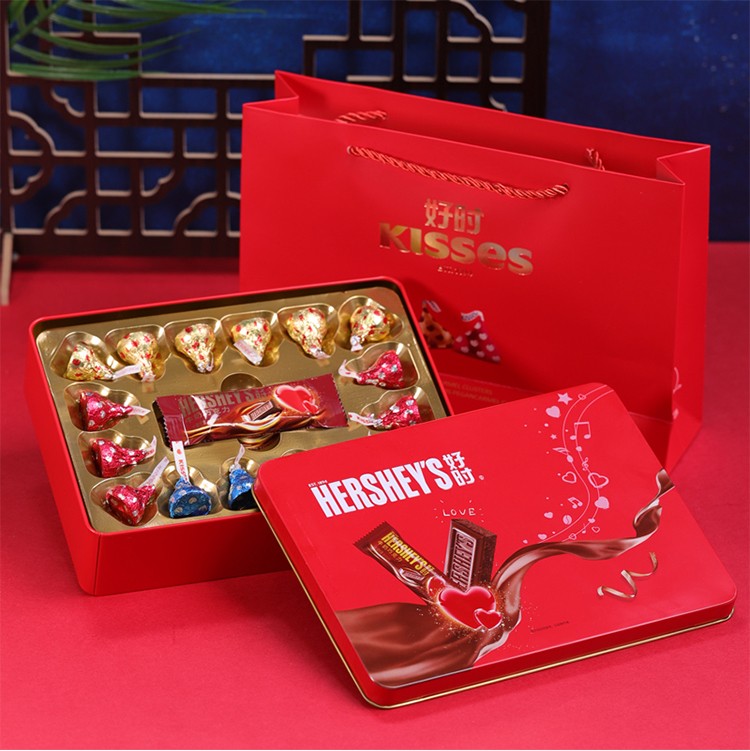 好时之吻kisses巧克力礼盒装糖果新年情人节礼物送女友女生年会团购