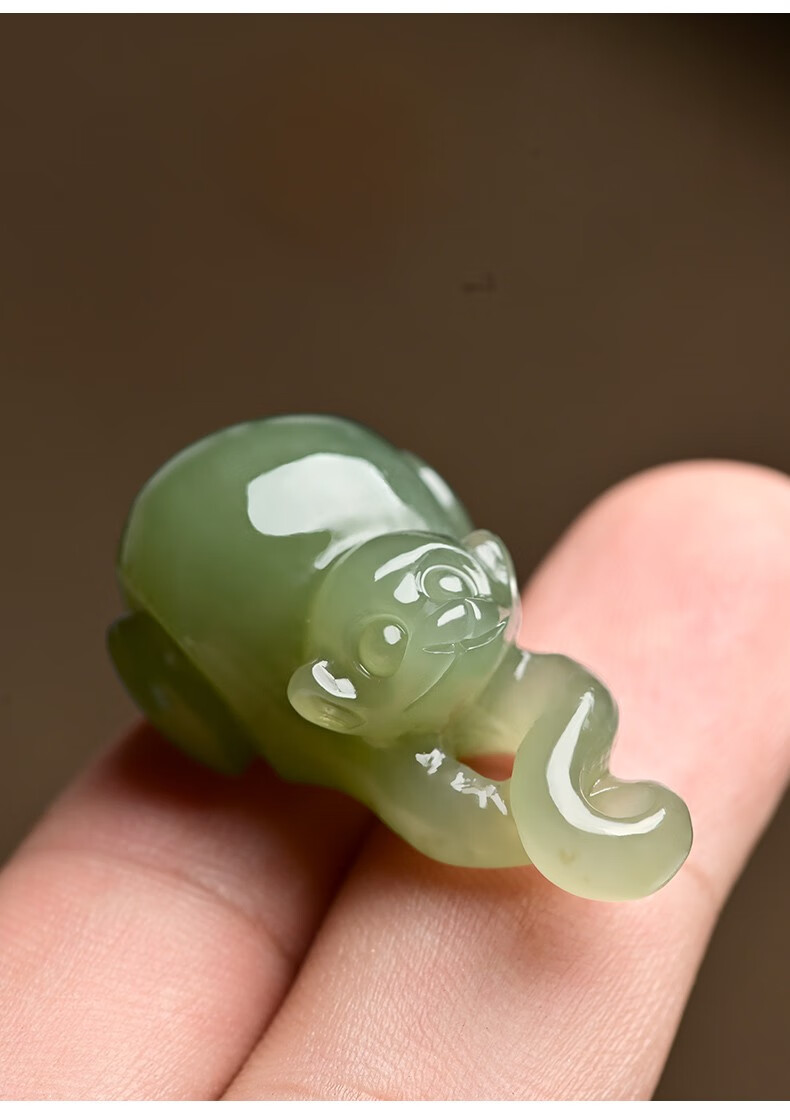 玉等我和田玉猴子吊坠玉石生肖猴挂件男女属猴玉佩生肖玉坠