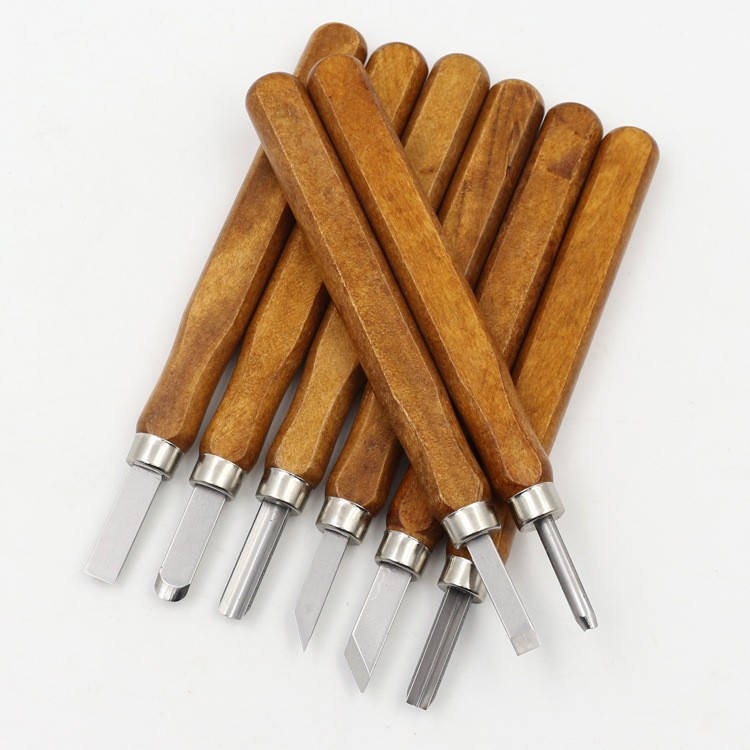 雕刻刀仿红木3支装8支装12支装 雕刻刀手工木刻刀 10支装雕刻刀