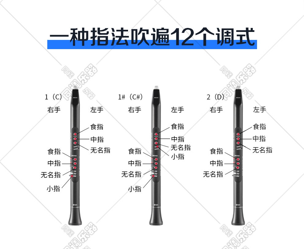 akai ewisolo雅家5000电吹管乐器萨克斯电子管乐初学者 solo限量白色
