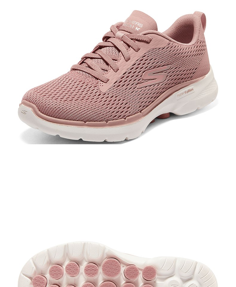 skechers斯凯奇女鞋2021新款gowalk一脚蹬健步运动休闲鞋124512mve38