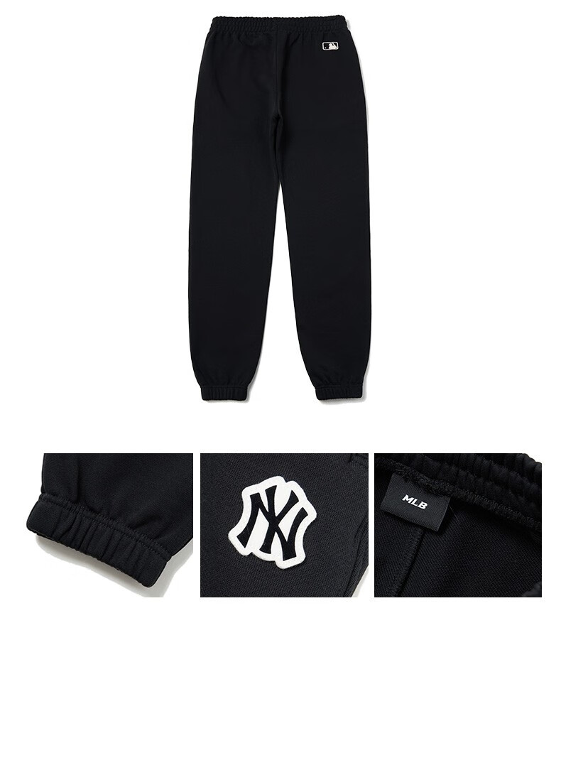 mlb韩国直邮ny运动裤男女同款洋基道奇队休闲慢跑裤长裤潮流百搭3apt