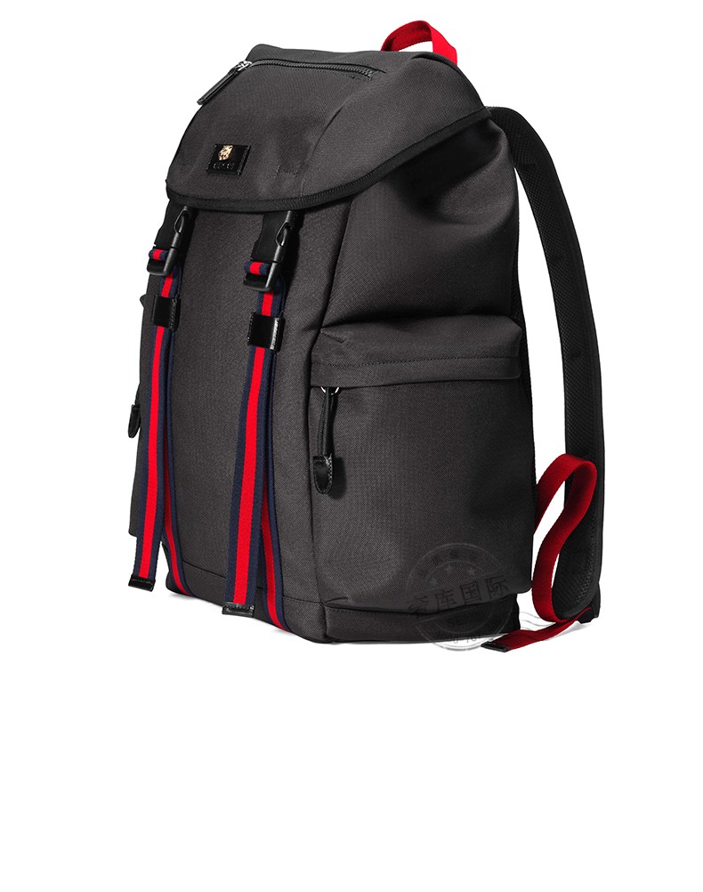 gucci古驰男士虎头装饰双肩背包429037k1n1x1072