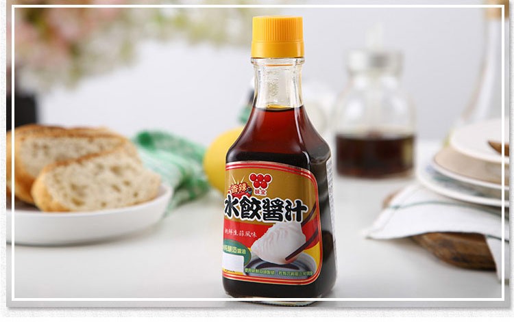 台湾进口味全水饺酱汁原味香辣味蘸酱沾拌料面食饺子伴侣酱油蘸料原味