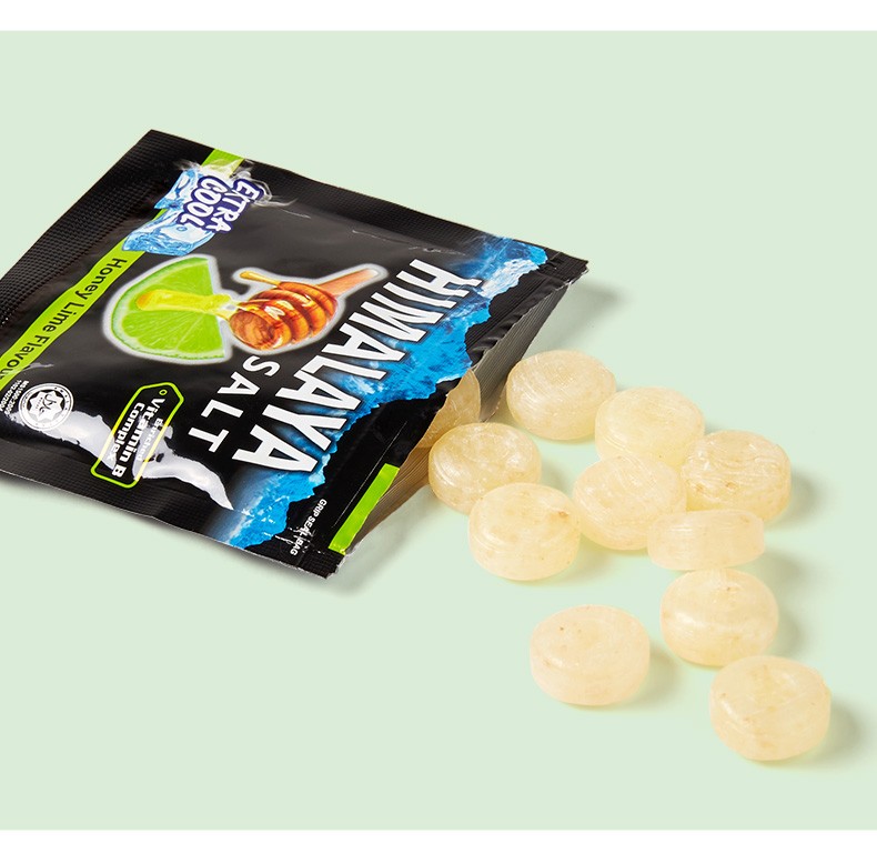 马来西亚进口大马碧富咸柠檬薄荷糖12袋整盒装海盐润喉硬糖himalaya