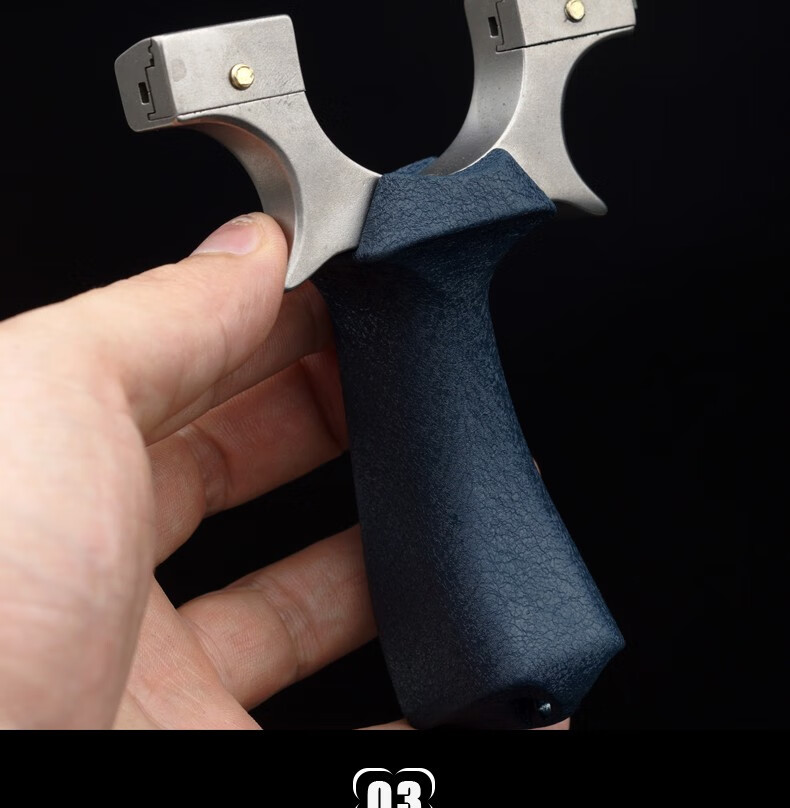 澳德森弹弓新款加强升级高精准户外成人竞技不锈钢弹弓抢加厚大力扁