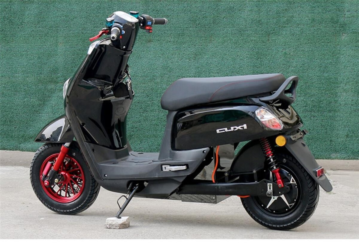 复古酷奇s5电摩 电动摩托车72v电瓶车96高速改装跑车大功率 进取版