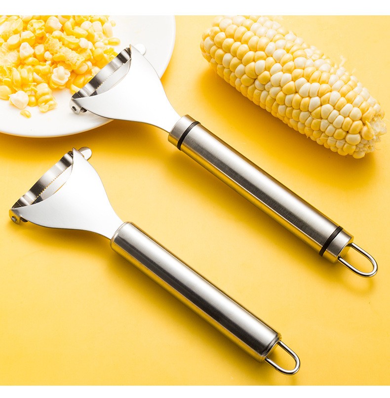 剥玉米神器不锈钢玉米刨剥玉米工具神器刨粒器厨房家用玉米粒分离器