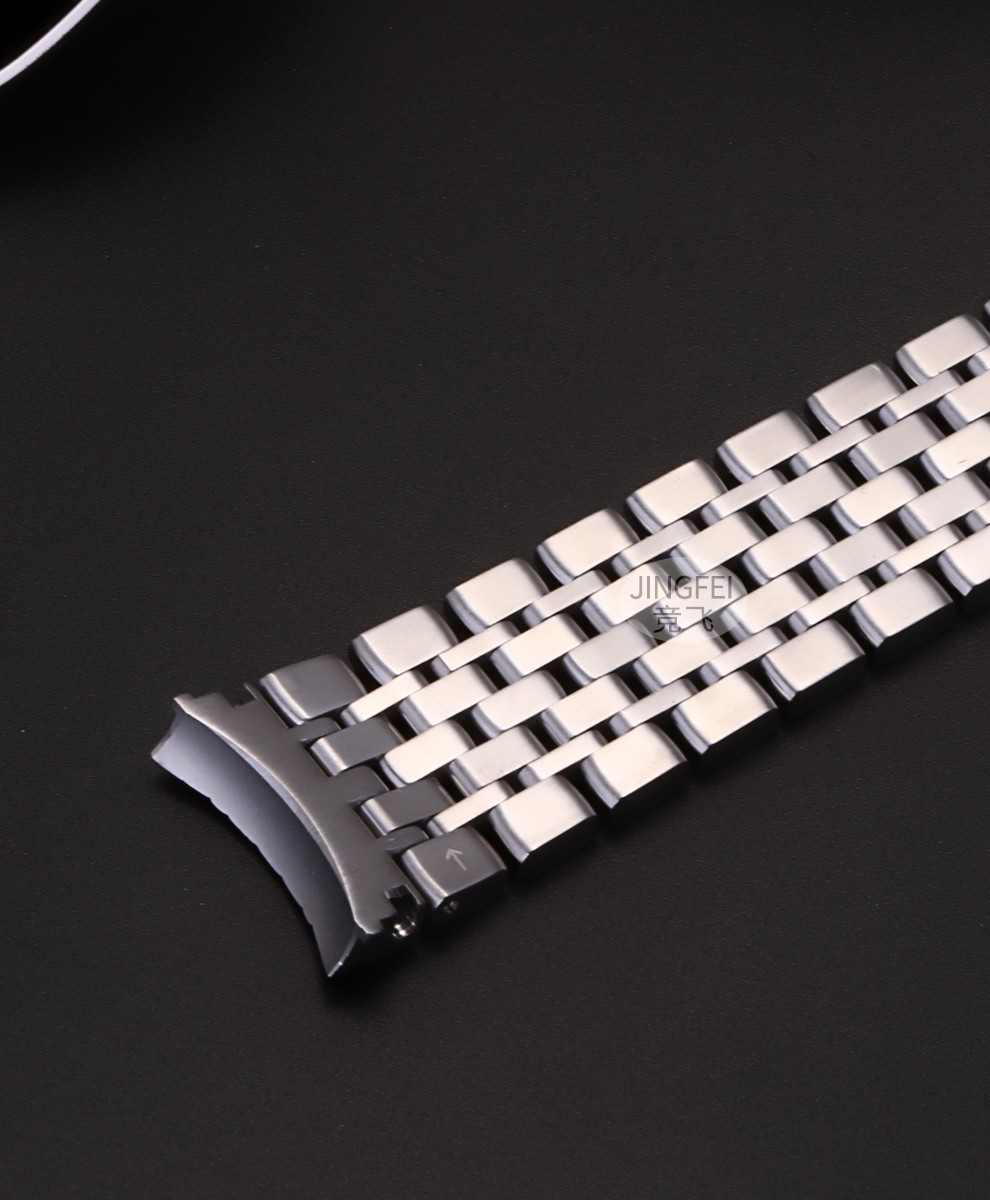 金属表链适用于浪琴博雅系列钢表带l48094l4810手表带男士不锈钢精钢