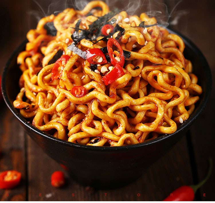 今麦郎韩式火鸡面拌面方便面袋装汤面泡面整箱装批发面食速食食品