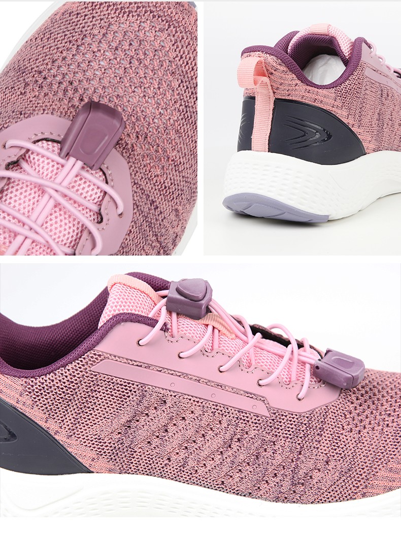 银发无忧超氢防水健步鞋女中老年人休闲鞋妈妈鞋轻便柔软舒适粉色36