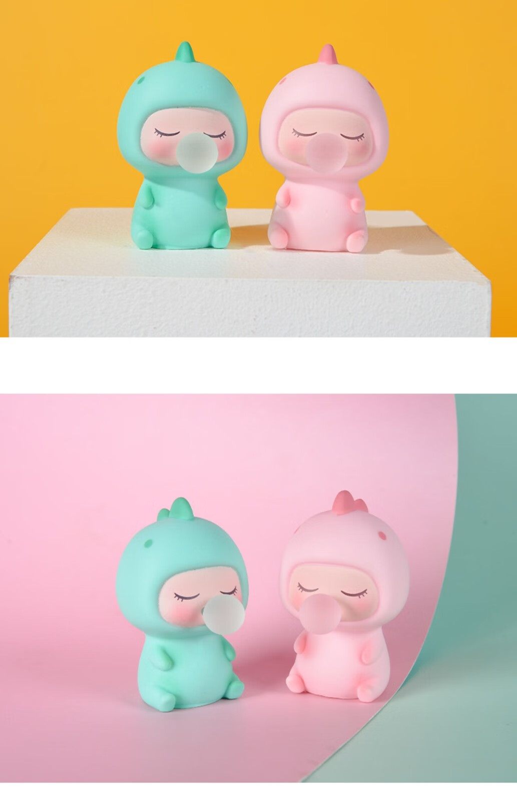 小车装饰品车内中控台公仔创意车饰 泡泡龙1对装【85%人选择】【图片