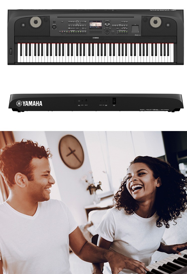 雅马哈dgx670电钢琴智能88键重锤可接麦克风弹唱钢琴 单主机单踏官方