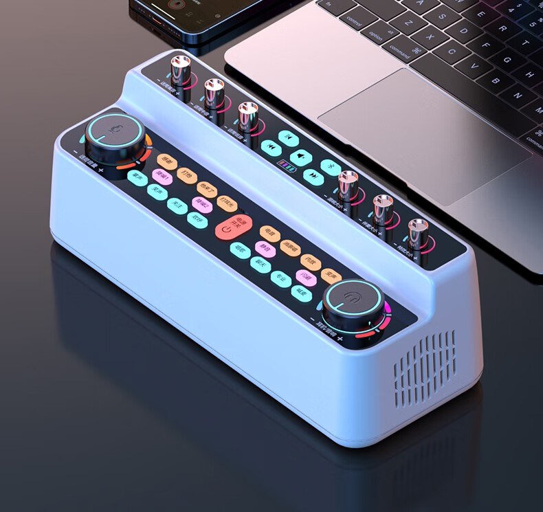 电脑话筒套装抖音全民k歌专 顶配版【声卡音响一体机 振膜麦】无杂音