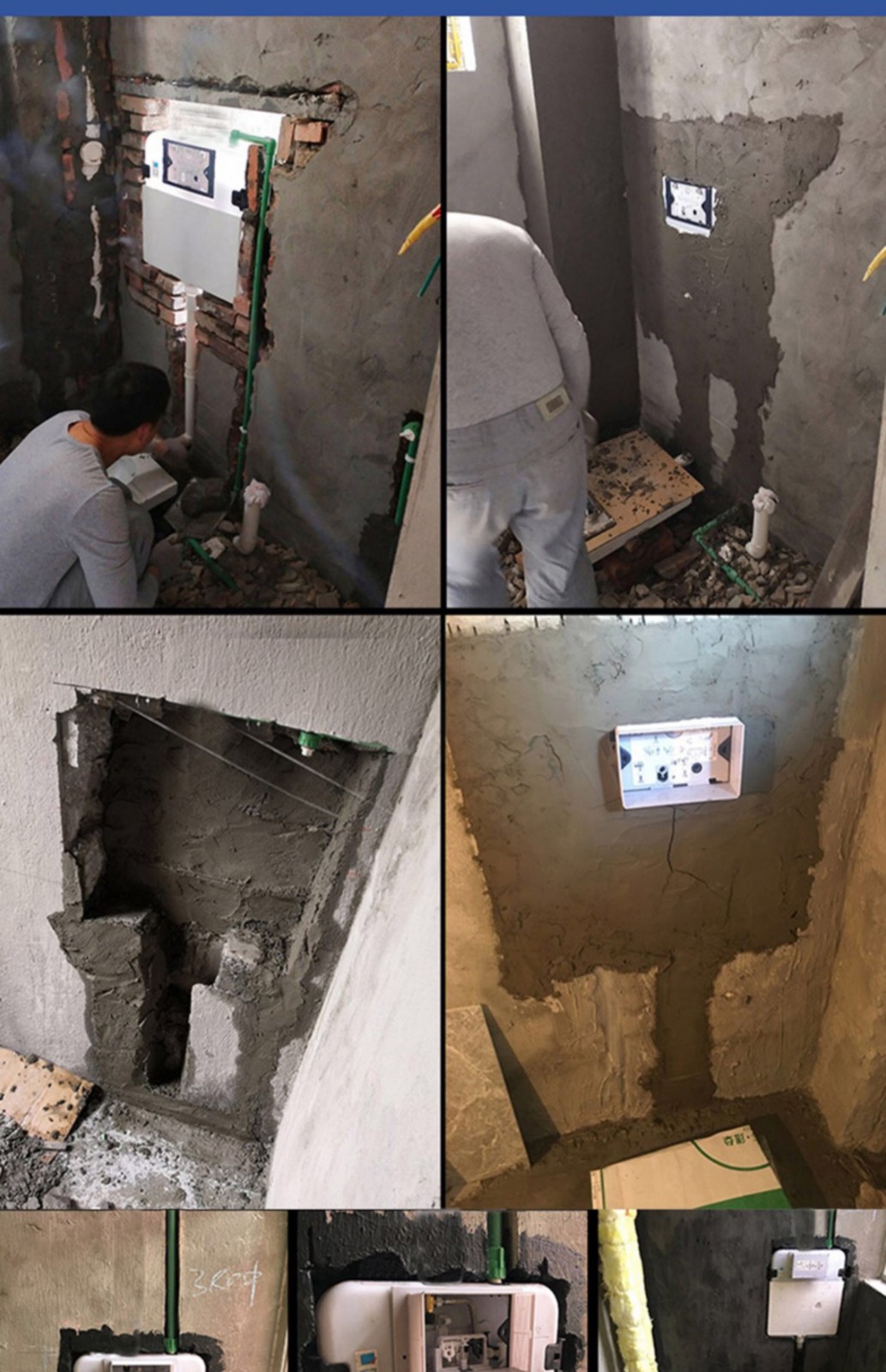 法恩莎暗藏式蹲便器薄款隐形隐藏式水箱暗装蹲坑式入墙嵌入陶瓷蹲厕