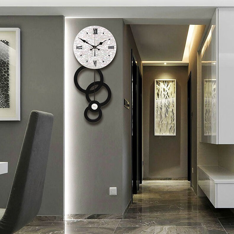 caravel凯莱威挂钟静音现代简约轻奢钟表时尚挂墙表钟饰大厅钟表客厅