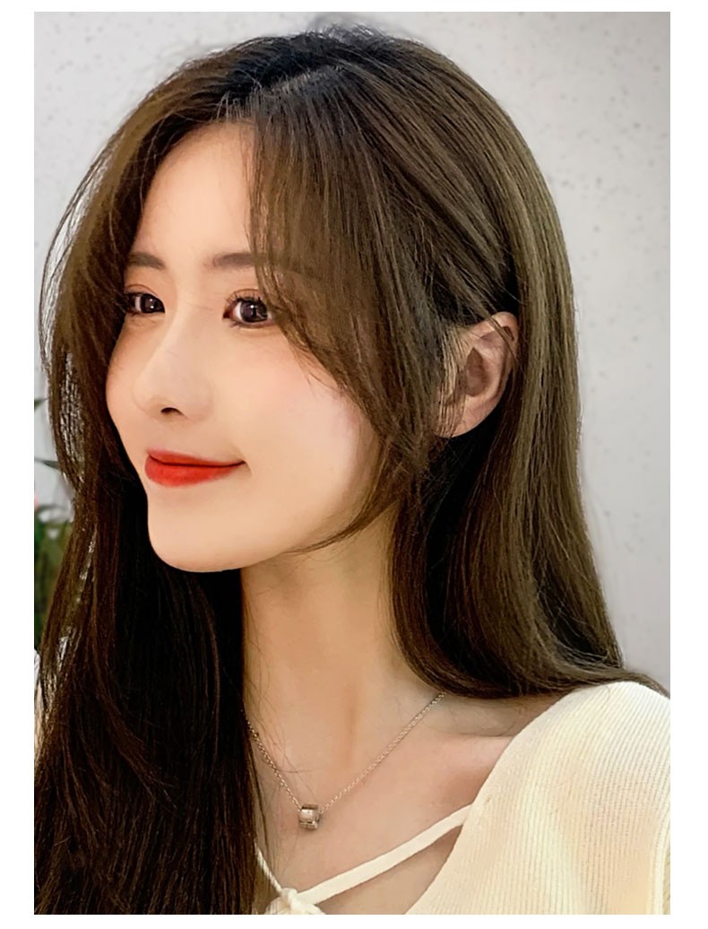 瑞纳丝renus八字空气刘海假发女真发贴自然无痕假发片两侧补发网红