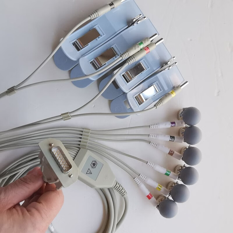 适用于柔软理邦心电图机导联线吸球夹子se1201se1200expressse-601se