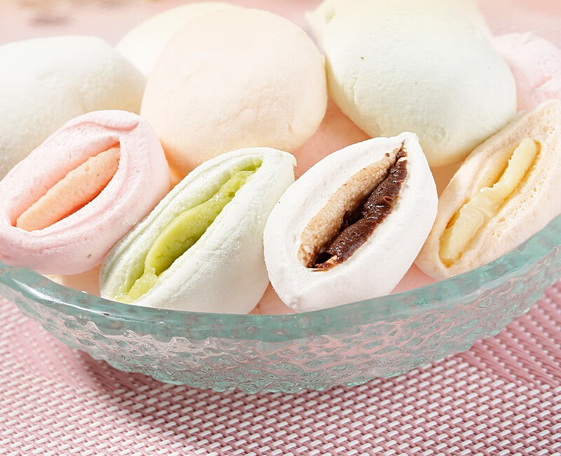 格力奇(geliqi) 巧克力夹心棉花糖办公休闲多种口味儿童轻食点心小