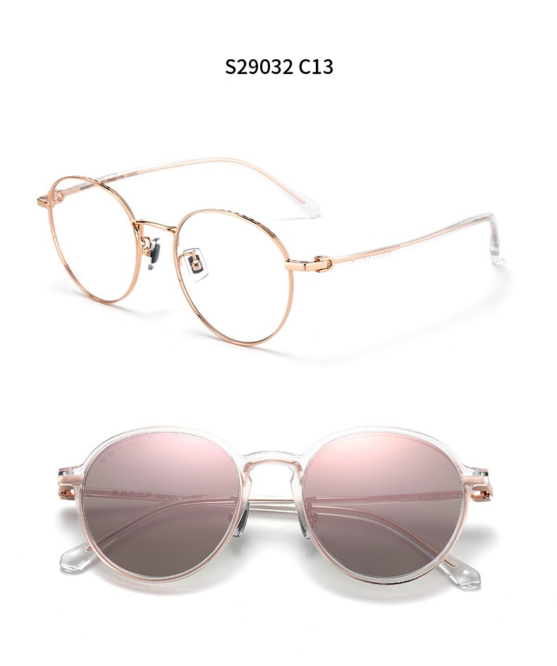 圣大保罗sbprc新款磁吸近视偏光套镜全框近视镜框光学镜架近视墨镜 女