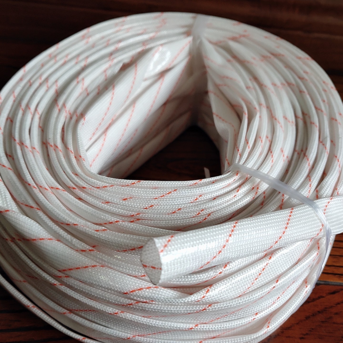 黄腊管 耐高温绝缘套管护套电工电线保护套玻璃纤维管黄蜡管 10mm 50