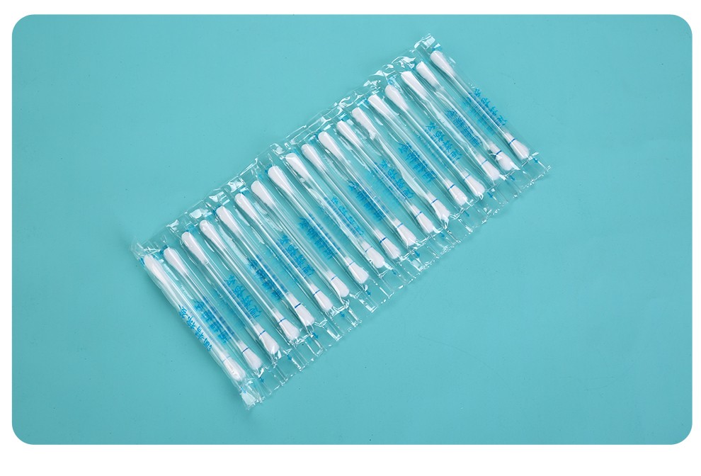 朝伊康酒精棉签75医用酒精乙醇消毒液棉签棒20支一次性棉签独立包装