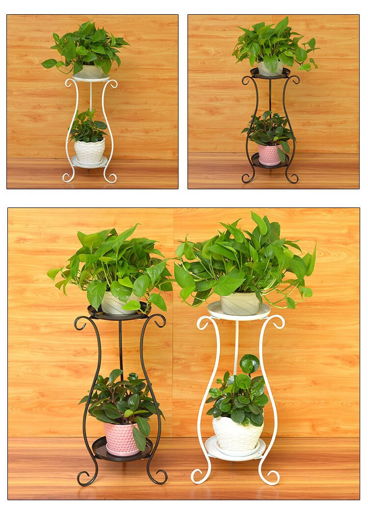 阳台花架客厅花盆架铁艺绿萝花架子室内吊兰简约绿萝架植物架子卧室