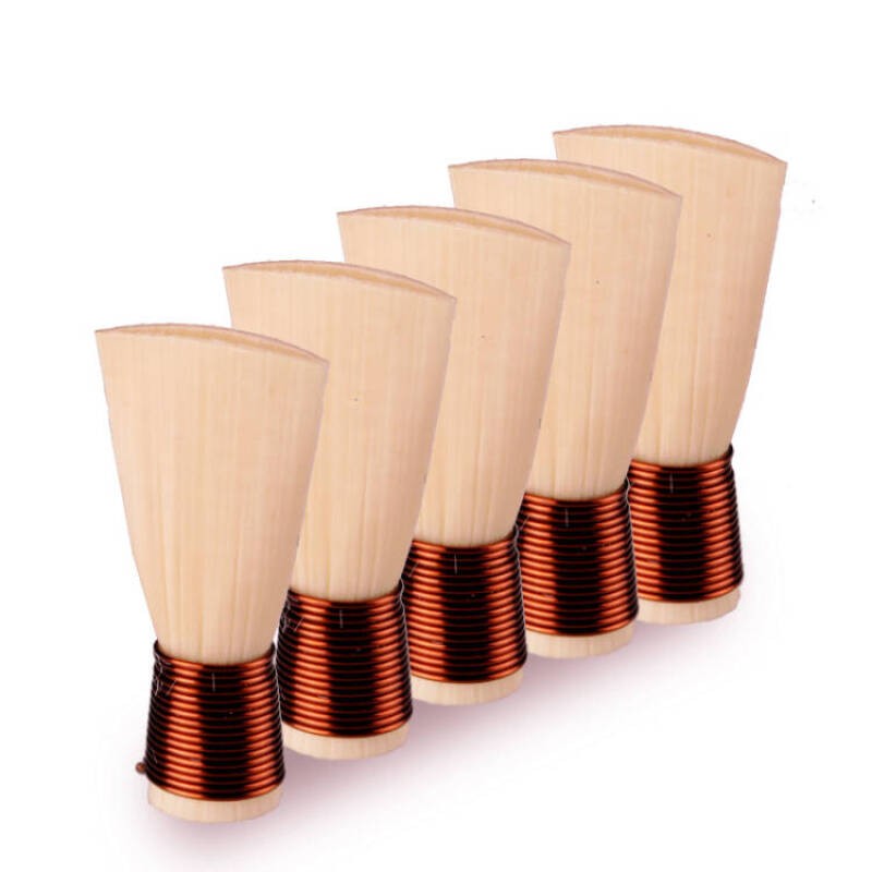 曲漾唢呐哨片芦苇手工制作哨子叫子引子乐器配件唢呐嘴4只唢呐哨片f调