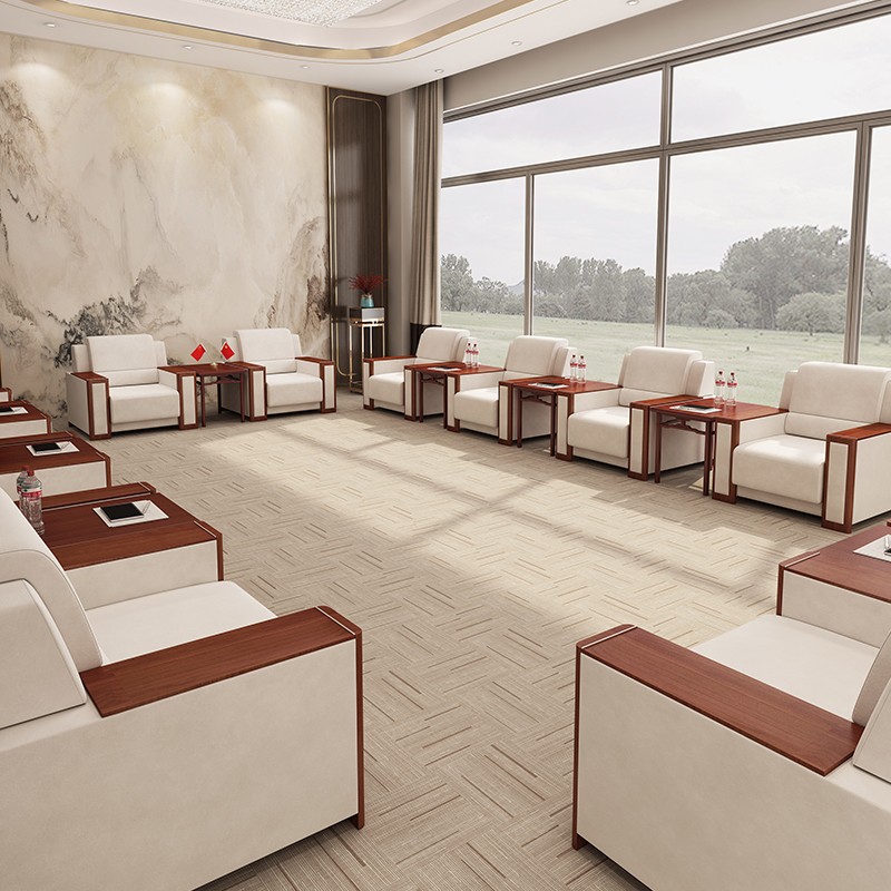 佛拉基米贵宾室沙发单人位接待沙发办公家具接待室沙发简约商务办公