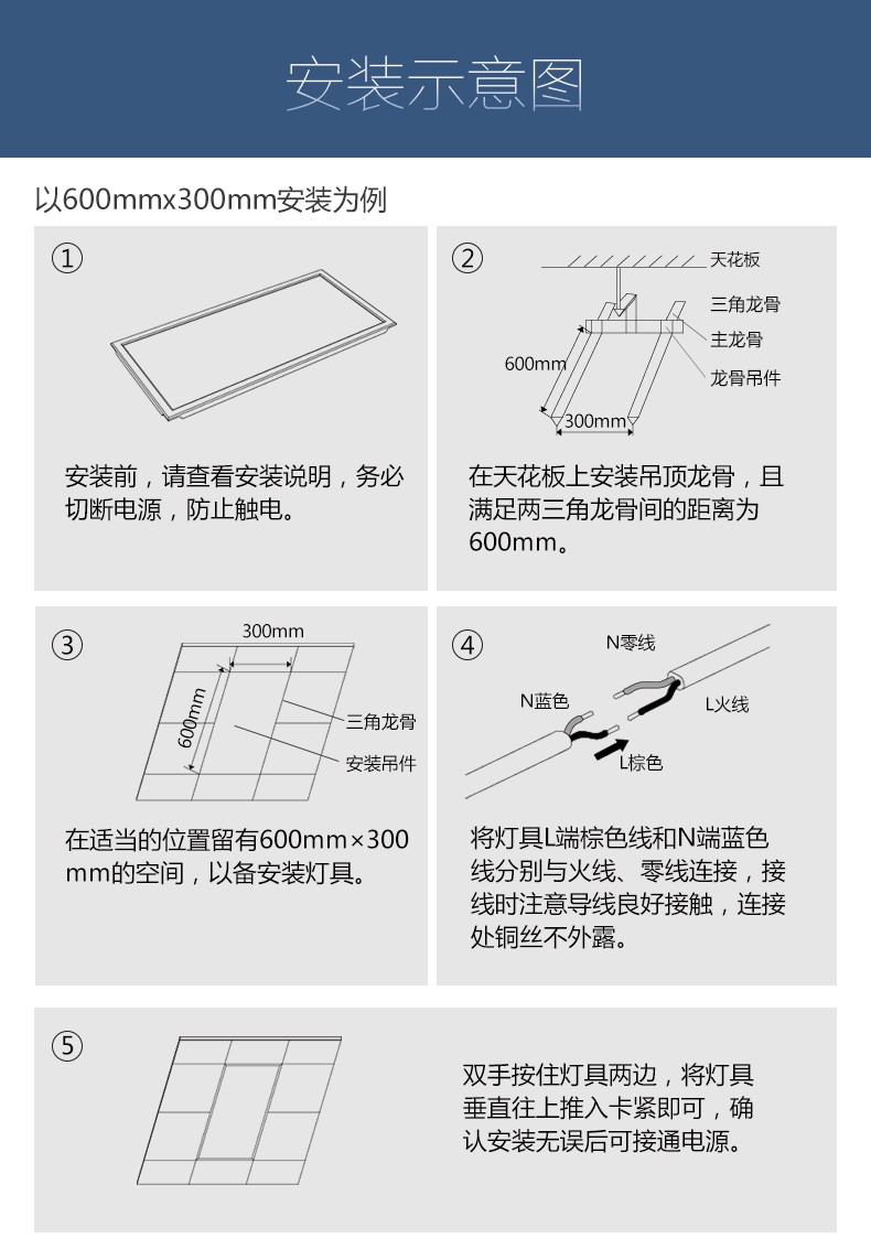 铝扣吸顶灯的拆卸图解图片