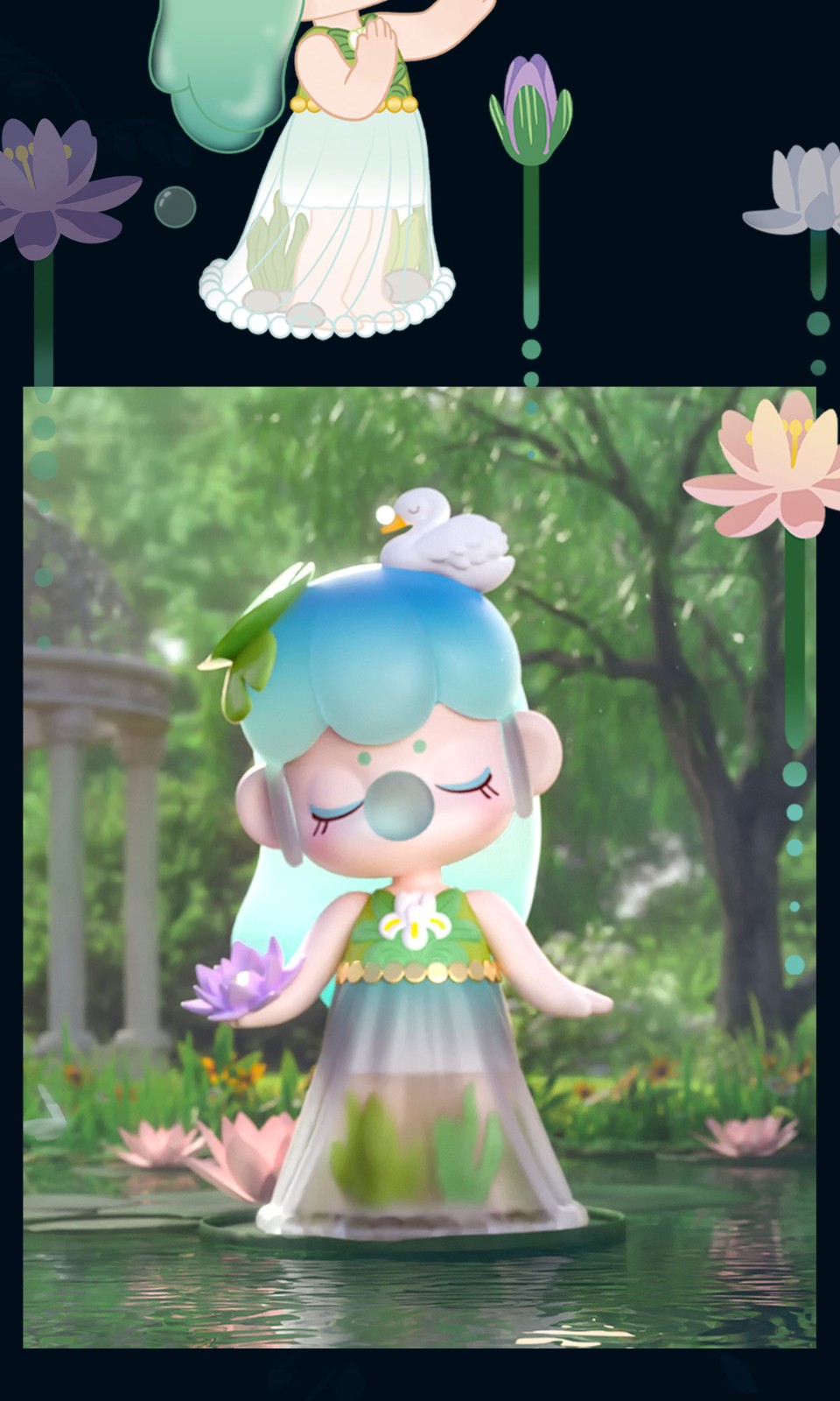 nanci囡茜秘密花园系列盲盒2022网红手办女孩礼物 雕像【图片 价格