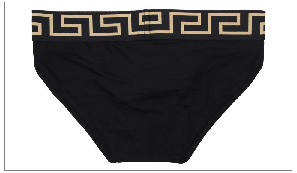 范思哲versaceunderwear两条装男士美杜莎标三角内裤au10180a232741