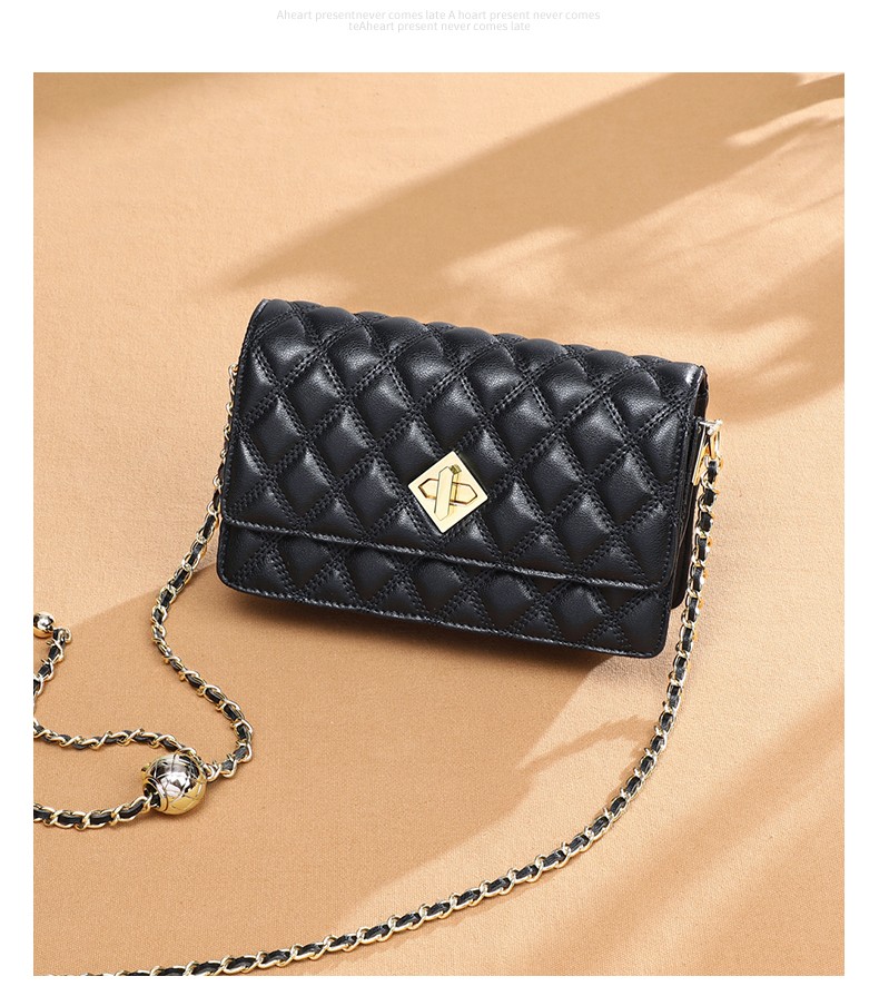 拉蒂奢品ratilux品牌包包女包2021新品斜挎包女真皮时尚百搭链条潮小