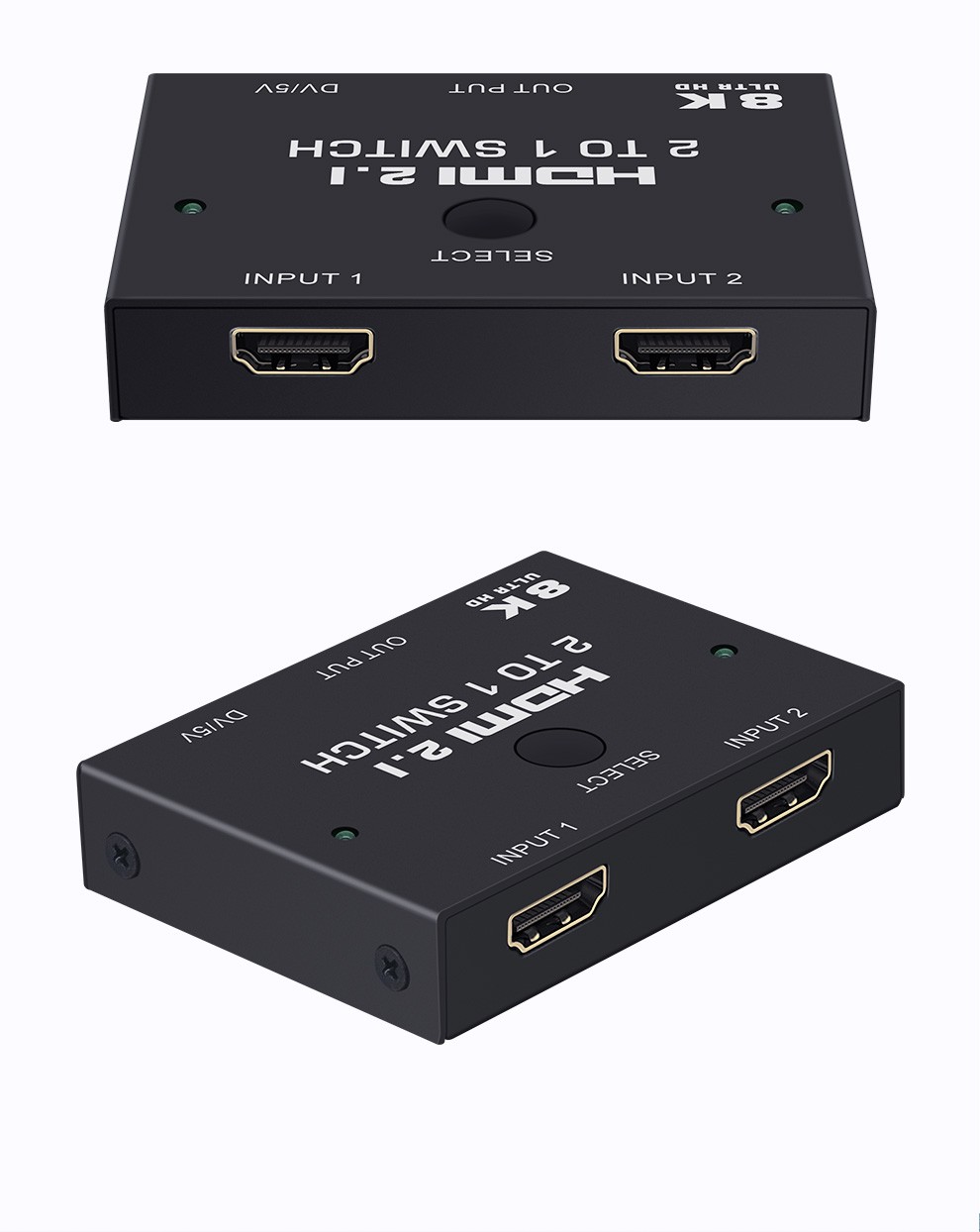 睿稳hdmi21切换器二进一出两2口高清8k60视频ps5显示二进一切换音视