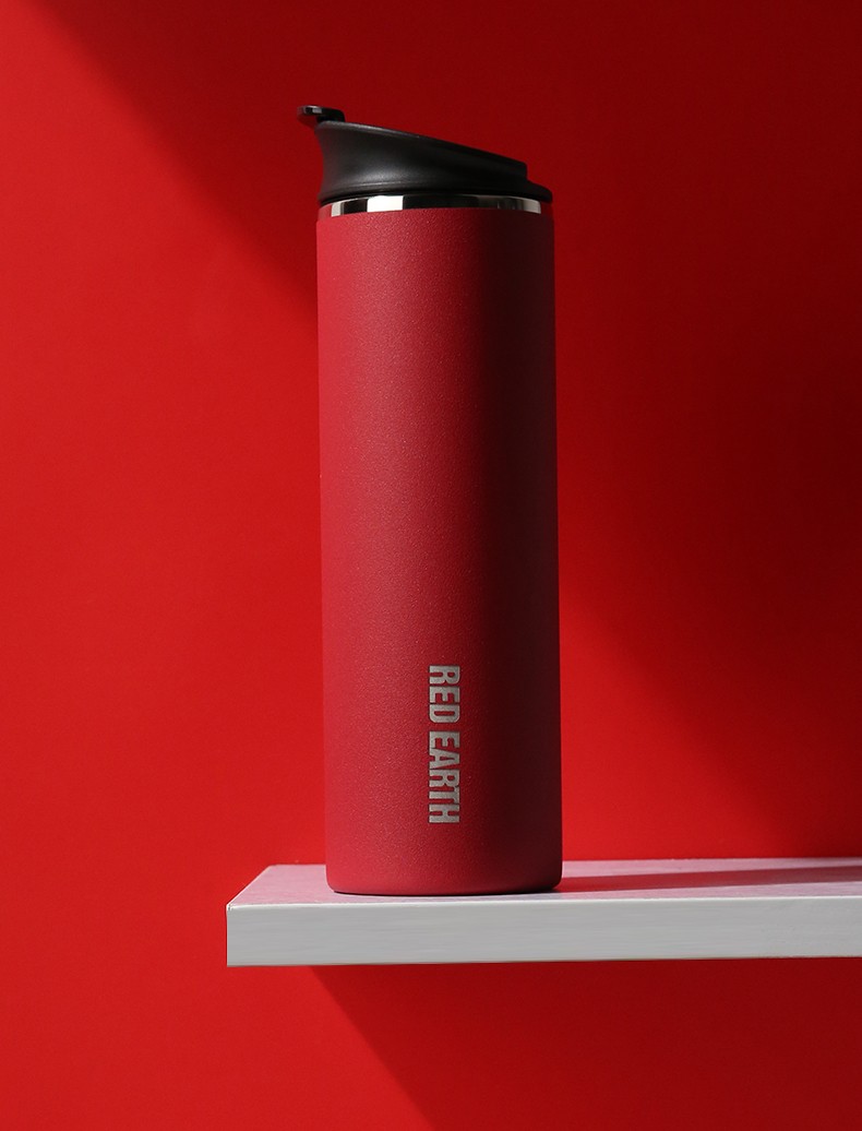 红地球redearthsip翻盖保温咖啡杯316不锈钢内胆双层真空保温杯男女