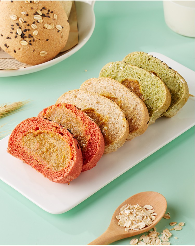 比比赞低脂欧包全麦面包整箱早餐夹心健康小零食小吃休