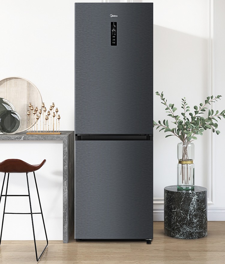 美的midea342升双开门二门冰箱一级能效风冷无霜变频家用两门冰箱节能