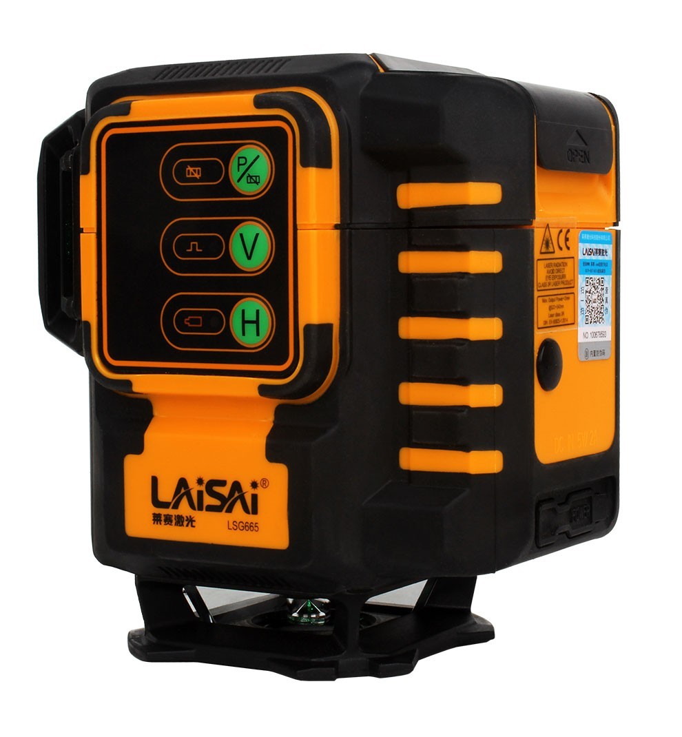 莱赛12线水平仪绿光高精度激光蓝光地墙仪贴墙仪贴地仪一体红外线平水